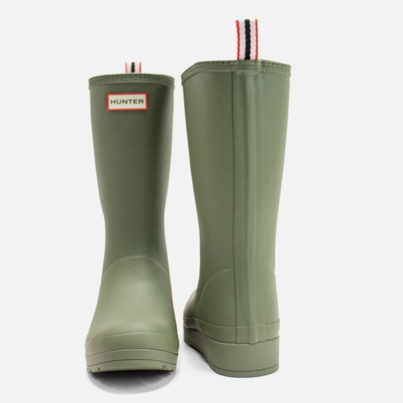 NEW HUNTER Play Insulated Faux Shearling Tall Rain boots for women 510 8S4 - Picture 4 of 7